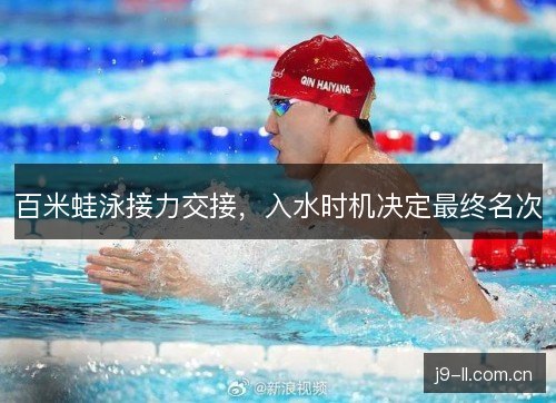 百米蛙泳接力交接，入水时机决定最终名次